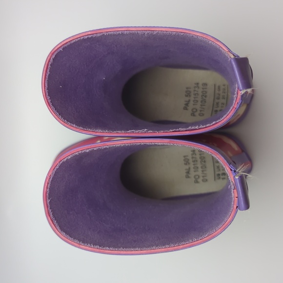 Hatley Girls Kids Printed Rain Boots Rainbow Unicorns 🌈 🦄 - Picture 9 of 14